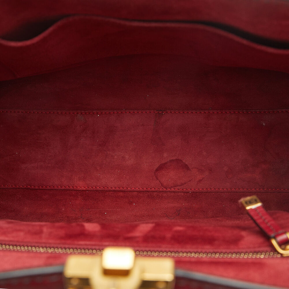 Auth Dior Dioraddict Top Handle Bag Red #146893D13B - Picture 5 of 14